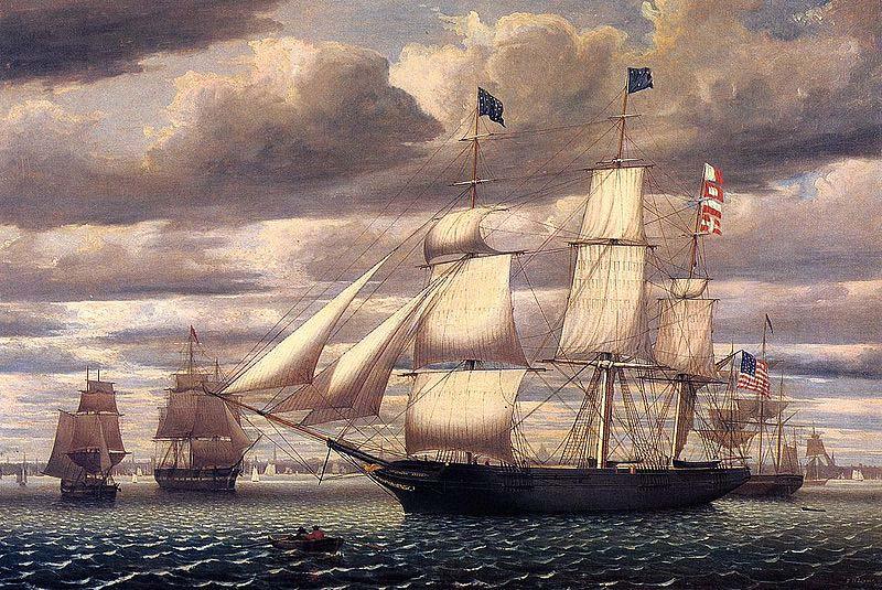 Fitz Hugh Lane Courtesy of the Peabody Essex Museum Norge oil painting art